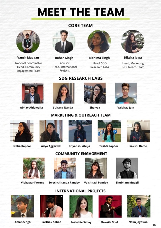 Our team at YAH-India is committed towards bringing about change within our communities.
Our talented & hardworking team members are part of the Community Engagement, Research Labs, Marketing & Outreach or International Projects team 

#shapingtheworldwewant #sdg2030 @UNCTADYouth