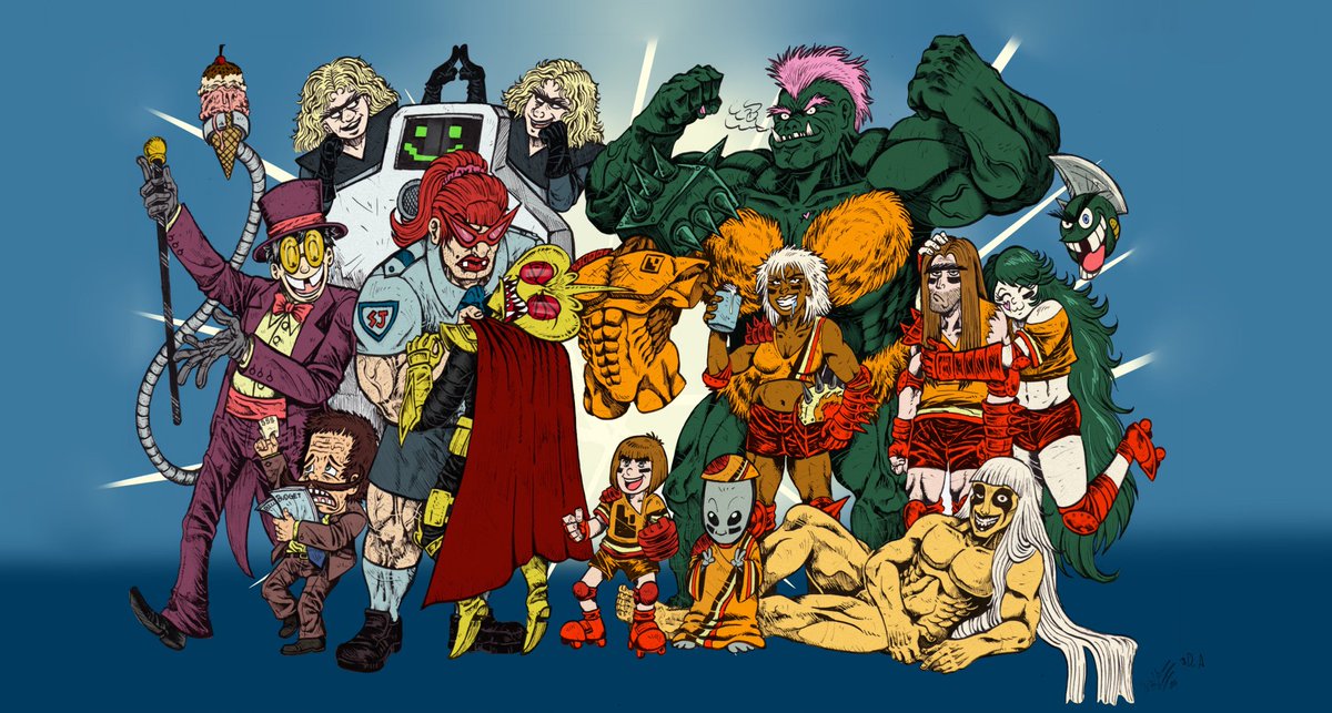 thewolfmaria's tweet photo. Colors by @Dr_Angel_23 
Art by me. Hope you enjoy!!! 

#art #ink #inking #Inkdrawing
#sketch #doodle #illustration
#illustrator #fantasy #commission #Superjail #warrior #warden #lordstingray #ballmastrz9009 #ballmaster #adultswim #adventure #alice #fanart #titmouse #collab https://t.co/m2Uui3Jcp6