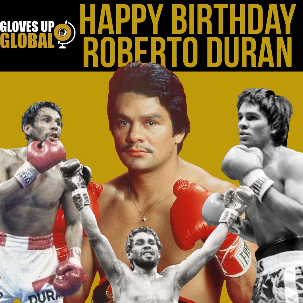 Happy birthday to the former 4 Weight World Champion Roberto Duran, who turns 69 today   