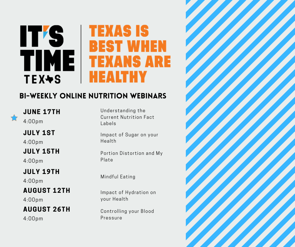 FitFamilySA's tweet photo. Confused by nutrition fact labels? Don't forget about @ItsTimeTX FREE webinar series: Wellness &amp; You. Join them tomorrow at 4 pm for 'Understanding the Current Nutrition Fact Labels.' Click the link below to register now! #fitfamilysa
https://t.co/QLvZOOCtjx https://t.co/sQRsb3OlGY
