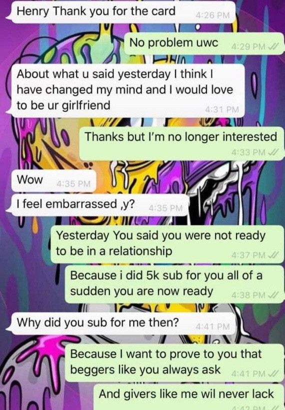 iamseunalaofin's tweet photo. The guy in this #WhatsApp screenshot is a King, no 🧢!! https://t.co/nDpO1LzPul