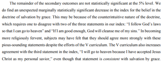 lol at economists calling theology "counterintuitive"Given that Christianity has been arguing over grace vs works for 2000 years and individual interpretations can vary so widely, I question how this survey can prove that one answer or another indicates more Protestantism