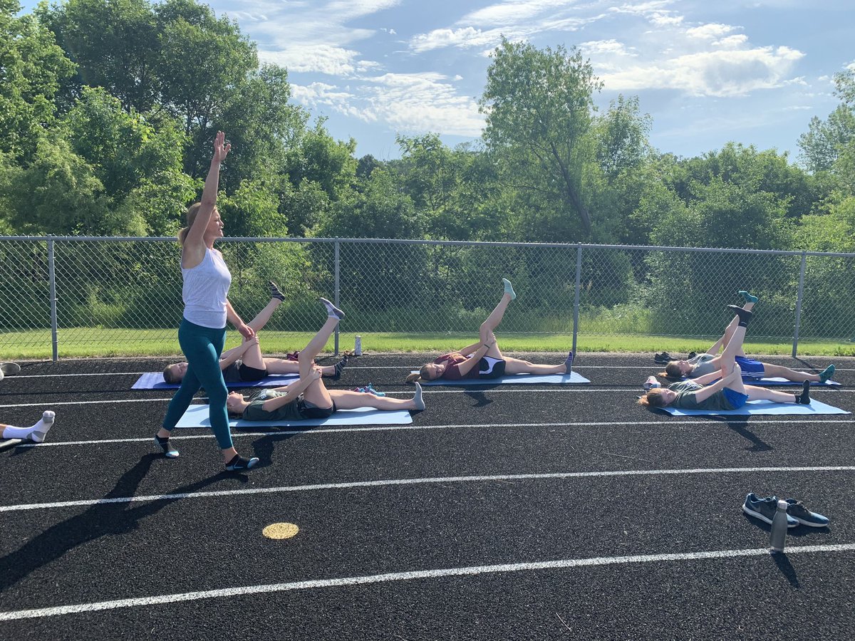 HFFIREPOWER's tweet photo. Thank you to @Pilatescath for taking both sessions through a Pilates workout today! #PilatesPlus #TeachingBodyControl https://t.co/Ir92xZu7Bv