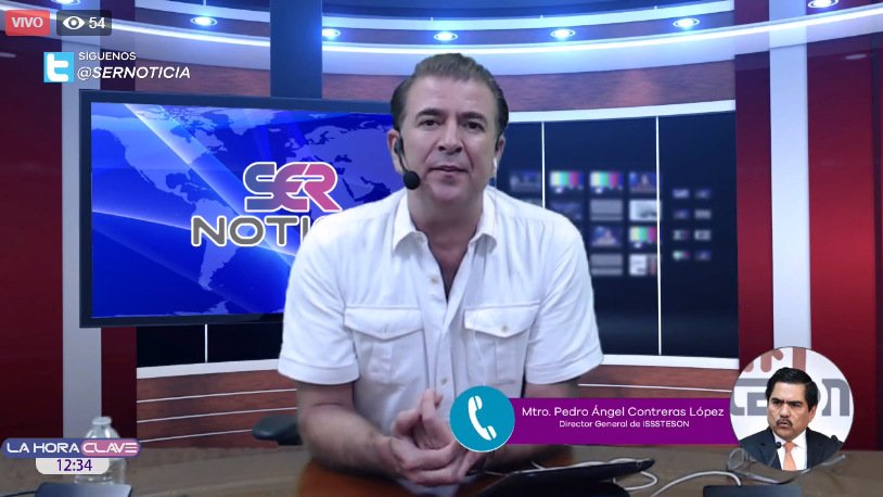 Nuestro agradecimiento a Isa Multimedia y al periodista <a href="/FanoCampoy/">Fano Campoy</a>, conductor de "La Hora Clave", por el espacio otorgado a <a href="/PedroAngelCL/">PedroAngelContreras</a>, Dir. Gral. ISSSTESON, para informar sobre las acciones que el Instituto realiza ante el Covid-19.
#SomosISSSTESON
#QuédateEnCasaObligatorio