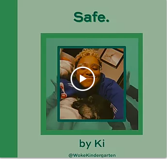 Following this discussion, students watched  @AkieaG's 60 second text titled "Safe". https://www.wokekindergarten.org/60secondtexts&nbsp;I then shared, "Safe means when you are free from harm or hurt to your mind, body, and heart. It is when you can be who you are, your whole self, without fear."