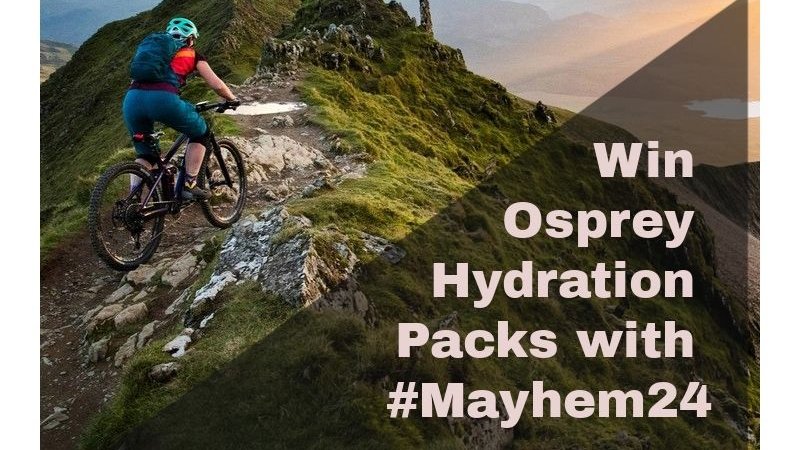 It's looking like it's going to be a warm weekend, luckily for you we have 4 great <a href="/OspreyEurope/">Osprey Europe</a> hydration packs to giveaway in our #Mayhem24 competition. Learn more at shorturl.at/oKMY8

#mtb #mountainbike #mtblife #bike #cycling