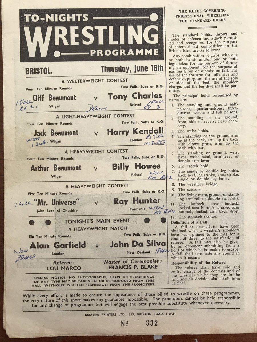 Ost’s Wrestling Archive tweet media