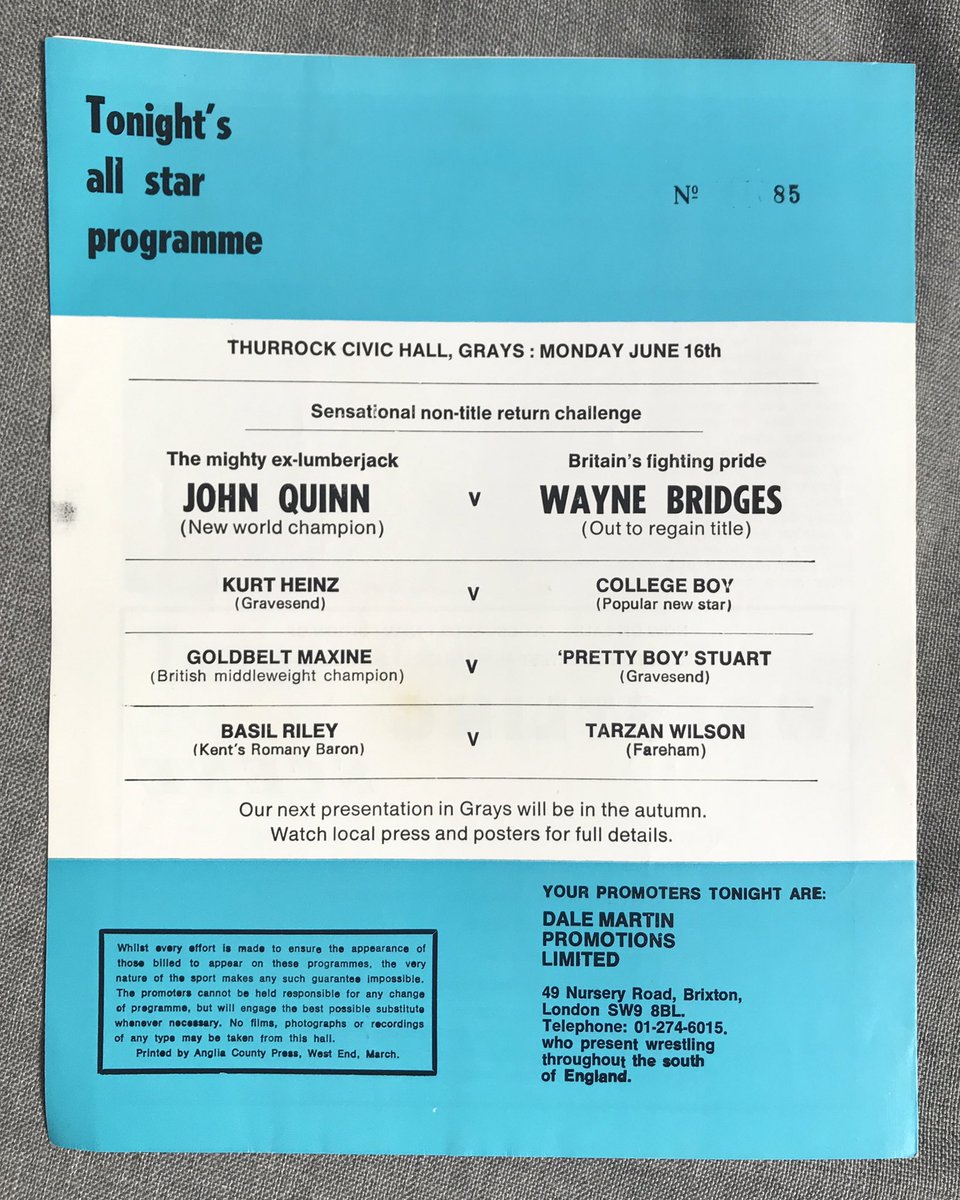 Ost’s Wrestling Archive tweet media