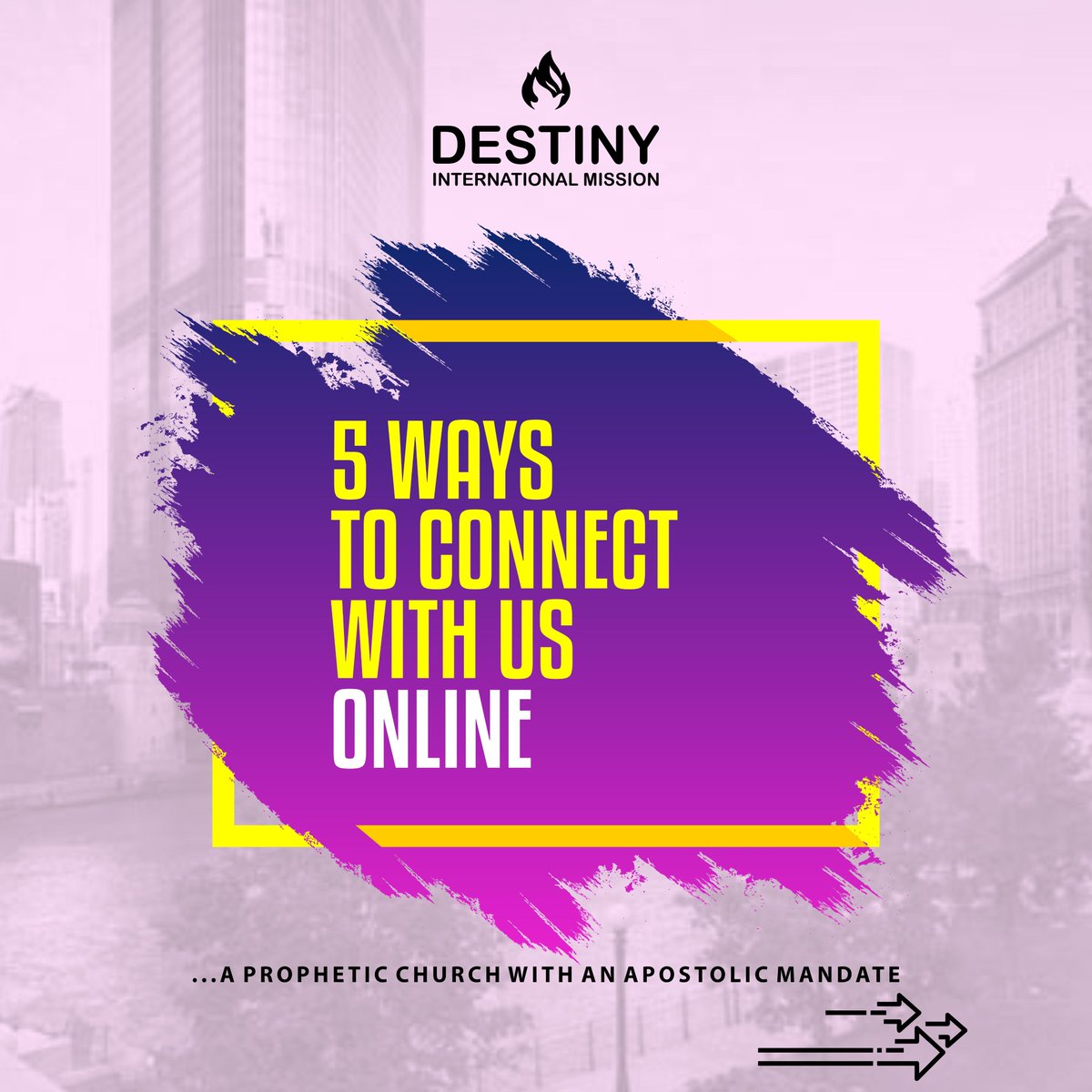destinyhquyo's tweet photo. Here are 5 unique ways of joining our online service...
#iAmDestiny #WeAreDestiny
#ArchbishopCletusBassey
#DestinyInternationalMission https://t.co/bgttYQ7fHi