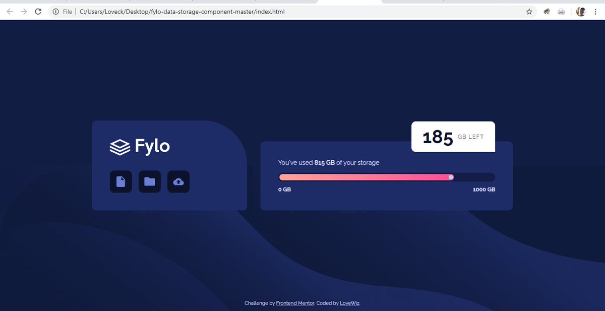 LoveWiz11's tweet image. Day 79
Finally🥵 CSS and HTML only...
@frontendmentor 
#100DaysOfCode 
#CodetrainChallenge