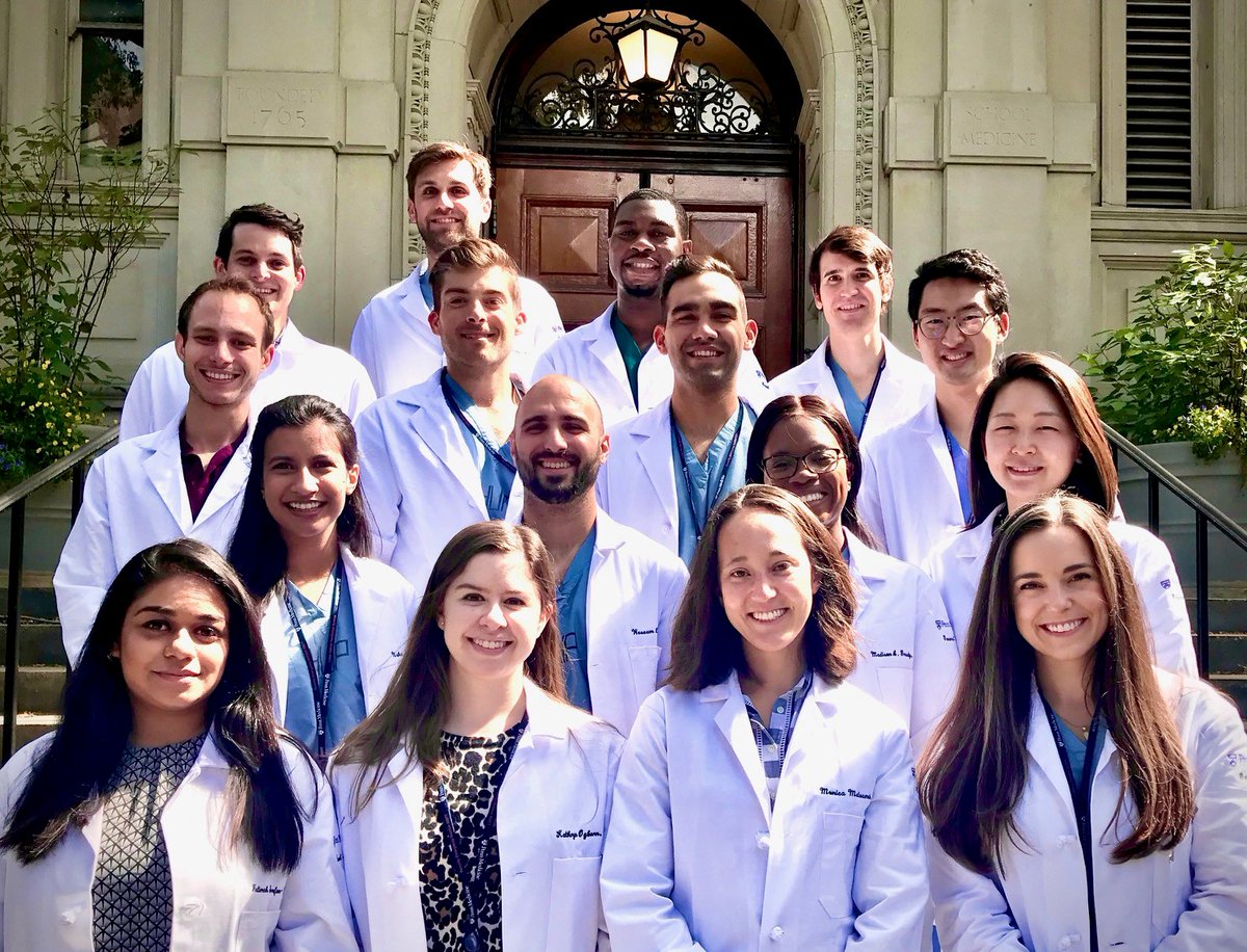 CBA_98's tweet photo. Deep breath...Masks off...SMILE! It's official. Our incoming interns are ready to start @pennsurgery. A great group of new #PENNterns https://t.co/sfPoZbeCOV