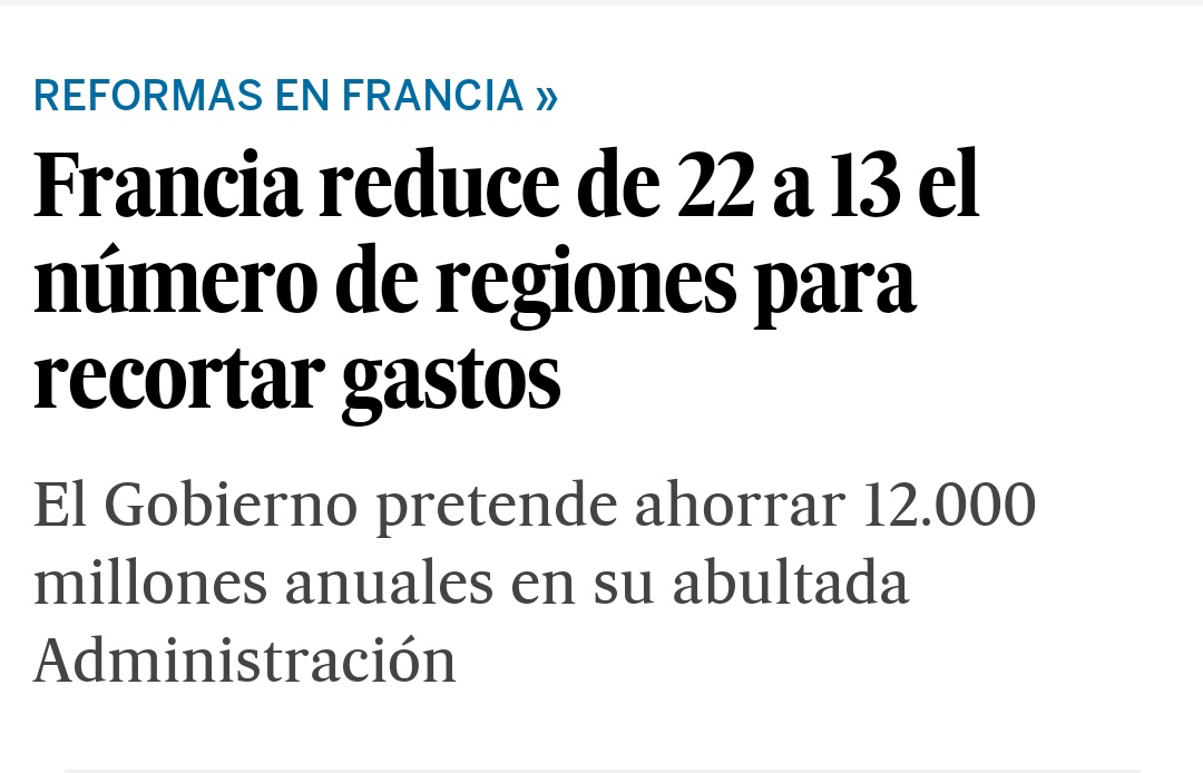 ¡¡Anda!! ¡¡Menuda sorpresa!! Multiplicar administraciones aumenta el gasto y eliminarlas lo reduce. 
¿Quién podría haberlo imaginado? 

elpais.com/internacional/…