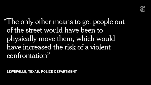 Police chiefs across the U.S. defend using tear gas, saying that it's a last resort after ordering crowds to disperse or in cases where officers were faced with violent protesters. In some cases though, videos show tear gas was used on peaceful protesters.  http://nyti.ms/37B2oFO&nbsp;