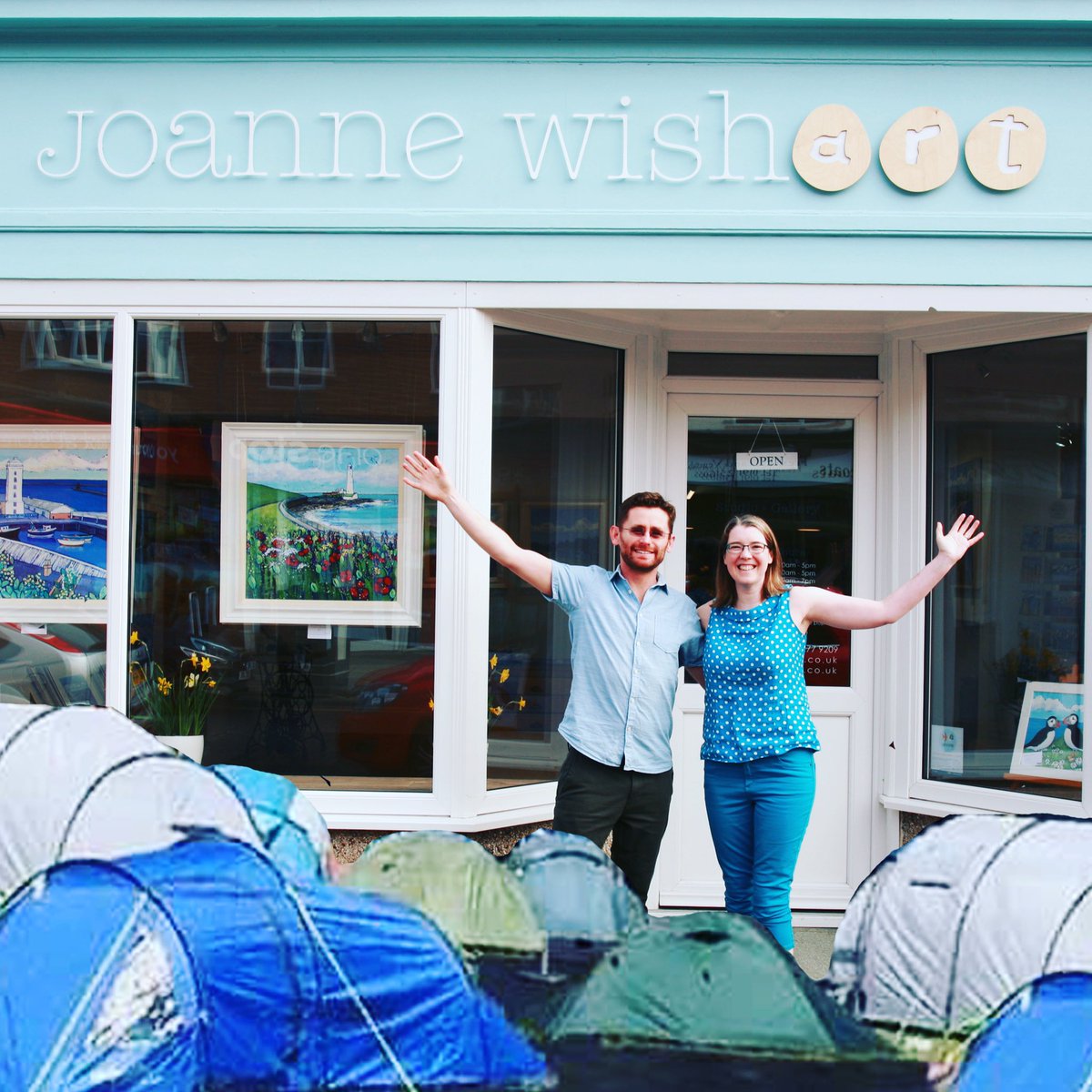 Grab your tents and form an orderly queue, we re-open our doors at 10am tomorrow! #cullercoats #shoplocal #SupportingOurHighStreets
