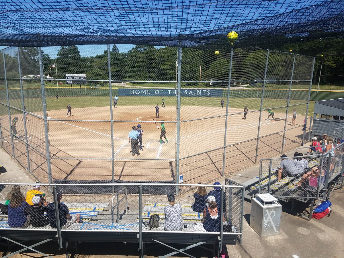 XavierSaintsAD's tweet photo. And we are off and running with our softball season with the Saints taking on Kennedy. JV is up first followed by a varsity double header https://t.co/LsLtGHAX17