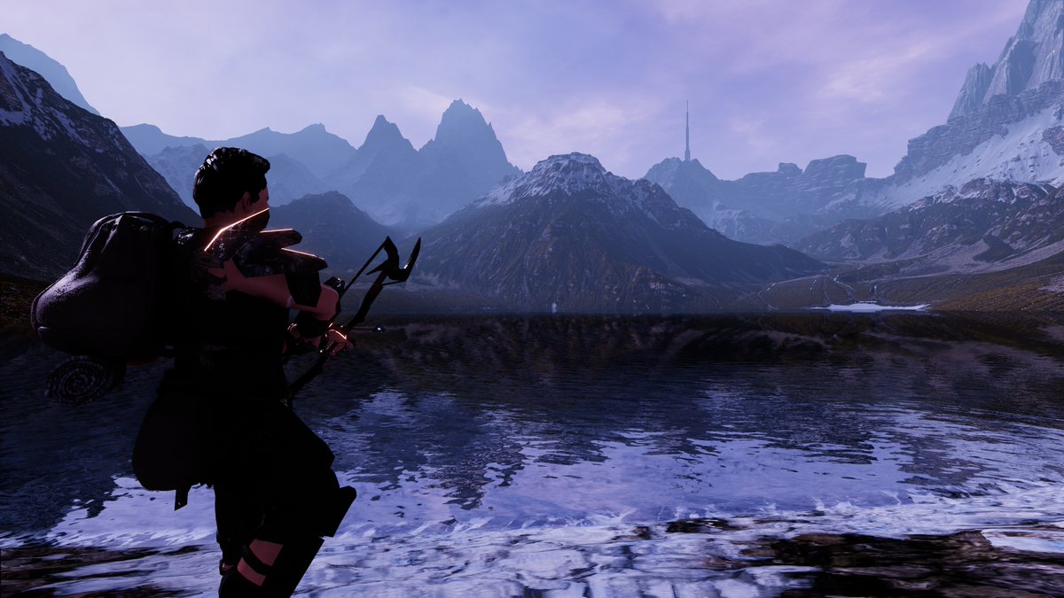 ProjectSky_Game's tweet image. In light of my advances in Project Sky&apos;s worldstreaming system here&apos;s a few 4K wallpapers of the new area.

You can see the Frozen Scar&apos;s tower looming in the distance, in a couple of them.
#ProjectSky #indiedev #IndieWorldOrder #games #madewithunity #gamedev