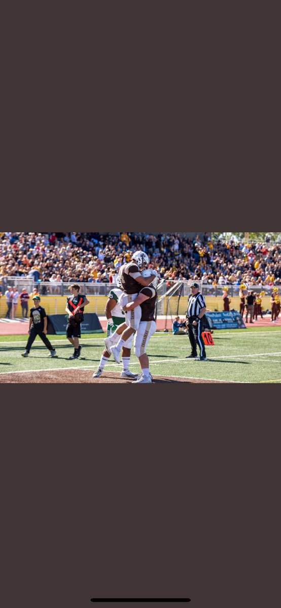 After a great talk with @Coach_RJG I am truly blessed to say I have received my first D-1 offer to continue my football career at Valporaiso university!!! AG2G🙏🤟🏾
