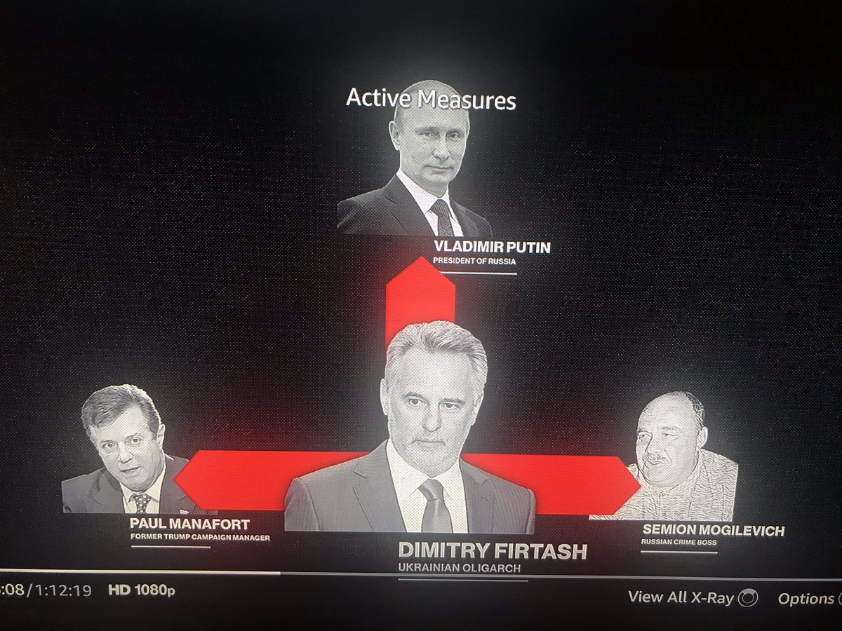 #Firtash is friends with  #PaulManafort who was  #DonaldTrump’s campaign manager - Manafort was imprisoned for corruption and fraud. Manafort helped to launder money in US for  #Firtash and indirectly  #Putin.  #ReleaseTheRussianReport