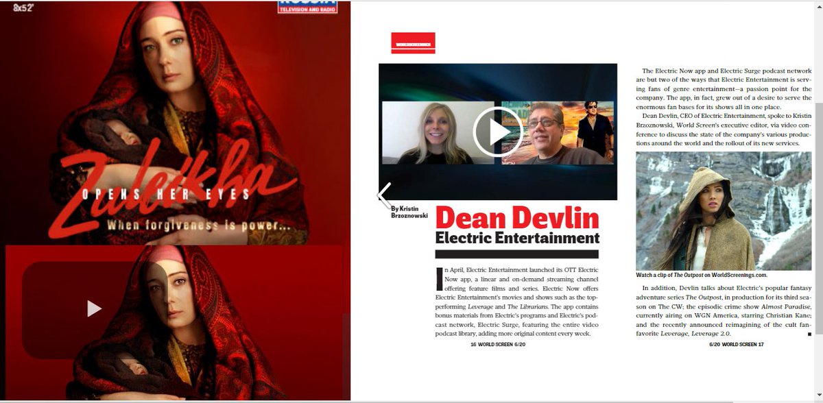 maryebrewer's tweet photo. Check out the @worldscreen #WorldScreen
#digitial @Dean_Devlin of @ElectricEnt1
#ElectricEntertainment
https://t.co/VT4QG4S6YT
@ChristianKane01 #AlmostParadise
@wgnamerica
@ParadiseWGNA
@almostparadistv @outpostseries
@leverageTNT #Leverage2
#ChristianKane #DeanDevlin https://t.co/hA3Lau6zDV
