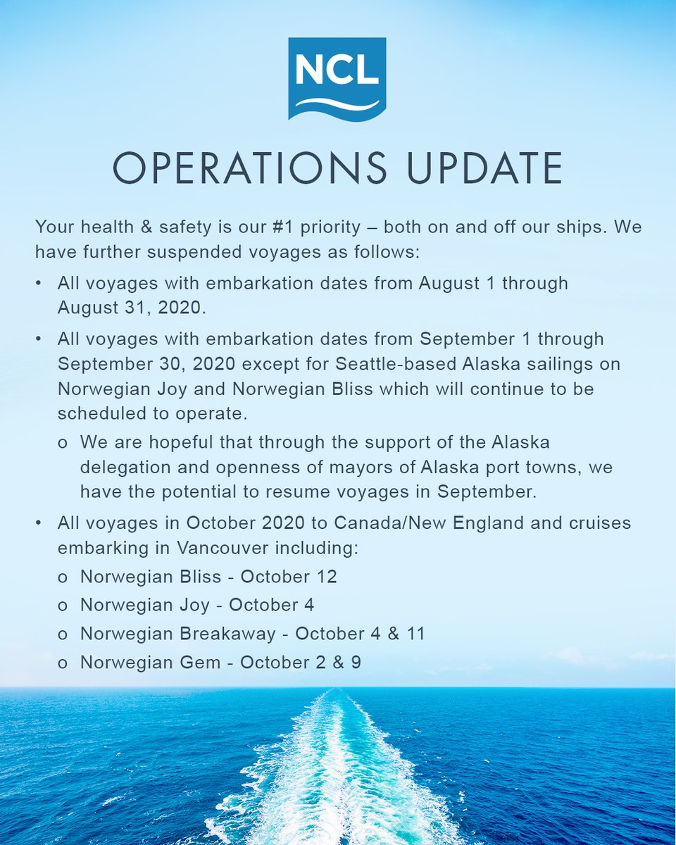 Norwegian Cruise Line tweet media