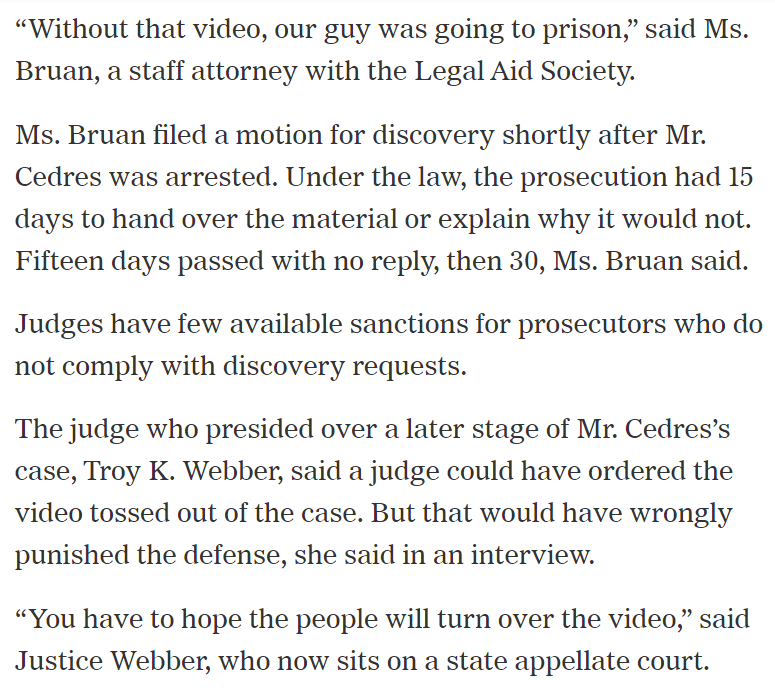 PROBLEM PROSECUTOR Withholding favorable evidence from the accused. Err on over-inclusion and early disclosure. Remove and prosecute prosecutors who withhold evidence favorable to the accused. See  https://theappeal.org/the-epidemic-of-brady-violations-explained-94a38ad3c800/ and see https://digitalcommons.pace.edu/cgi/viewcontent.cgi?article=1535&context=lawfaculty