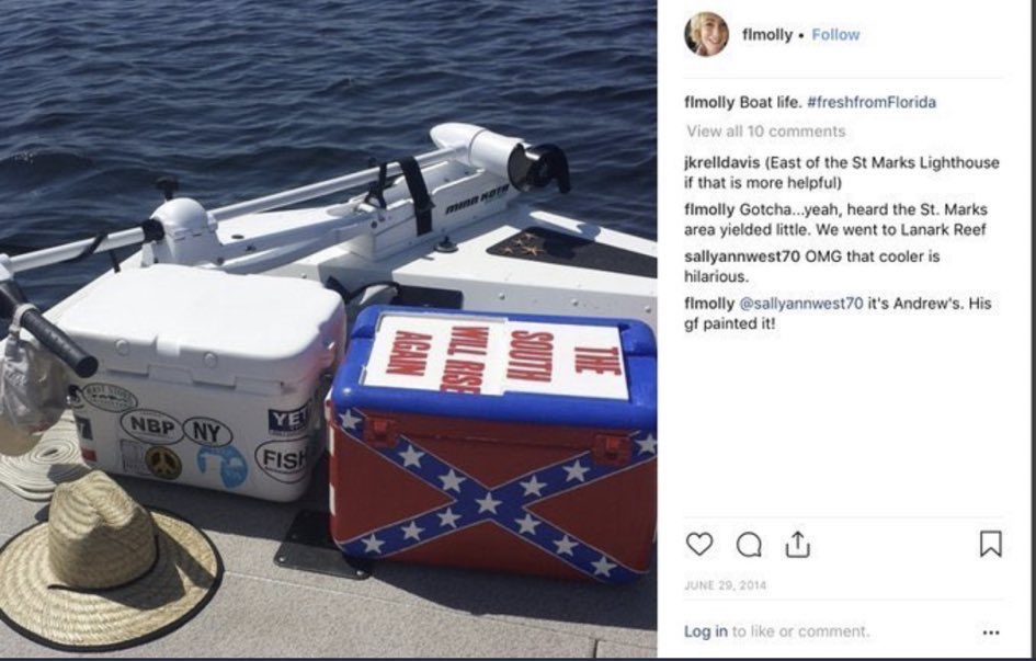 OMG the confederate cooler.