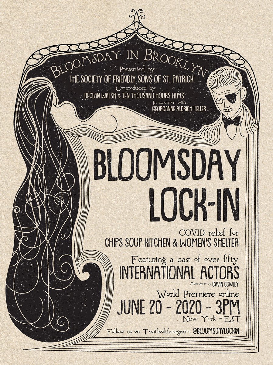 Bobby4Brooklyn's tweet photo. Every year I participate in Bloomsday BK.

And just like everything else Bloomsday cant happen in the flesh. So the organizers made a movie! I was lucky to get a small part alongside legends like John Turturro Colin Quinn Cardinal Dolan. Watch Saturday at 3pm @BloomsdayLockin https://t.co/5qak8u4XOB