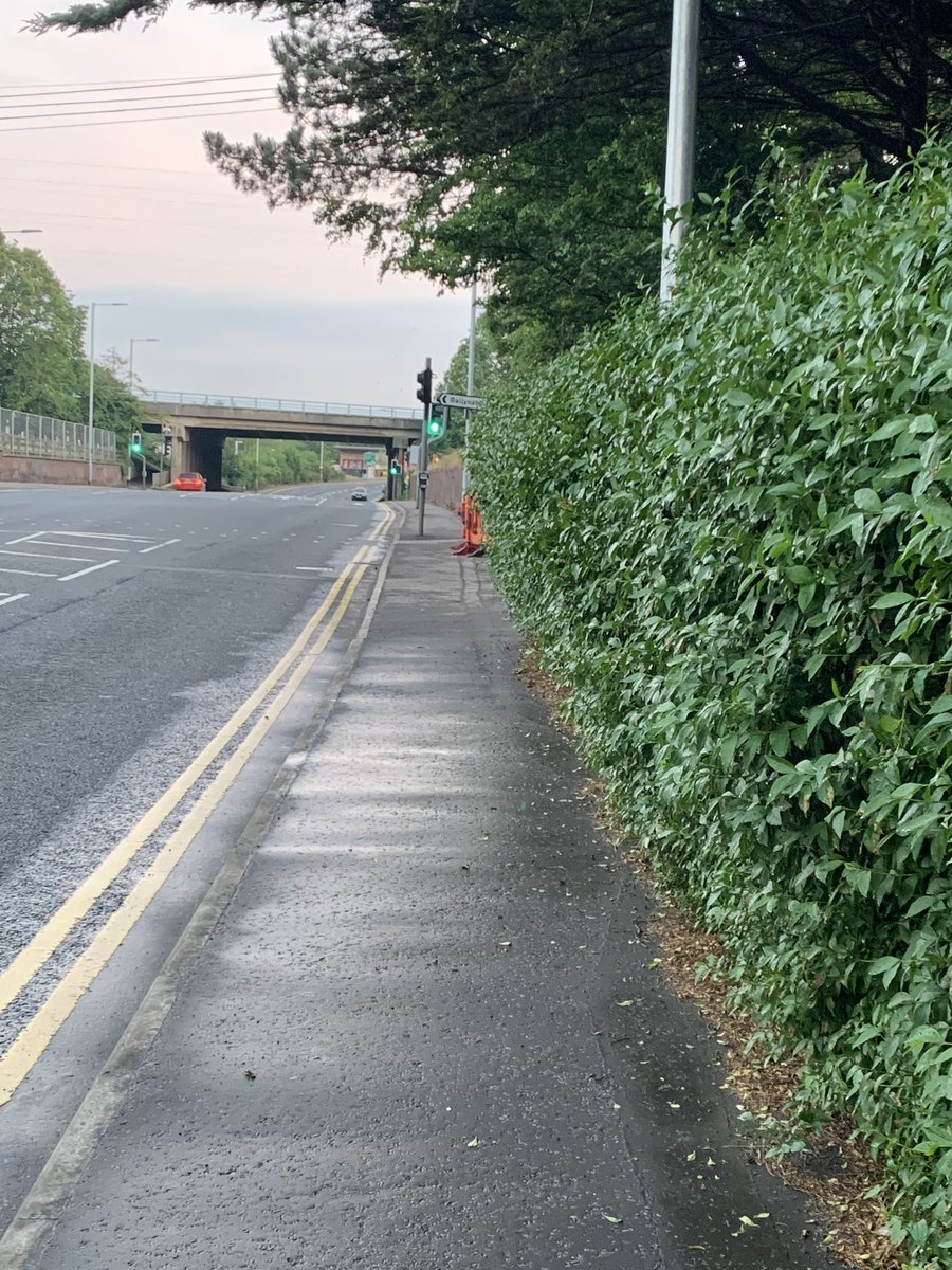 oliverjquinn's tweet photo. @lisburnccc @deptinfra @NicholaMallon can anyone tell me who is responsible for the maintenance of these hedgerows? Footpaths are either becoming impassable or impassable without stepping off into the road. #2mRule #Sightlines https://t.co/C8L1jyvh4J