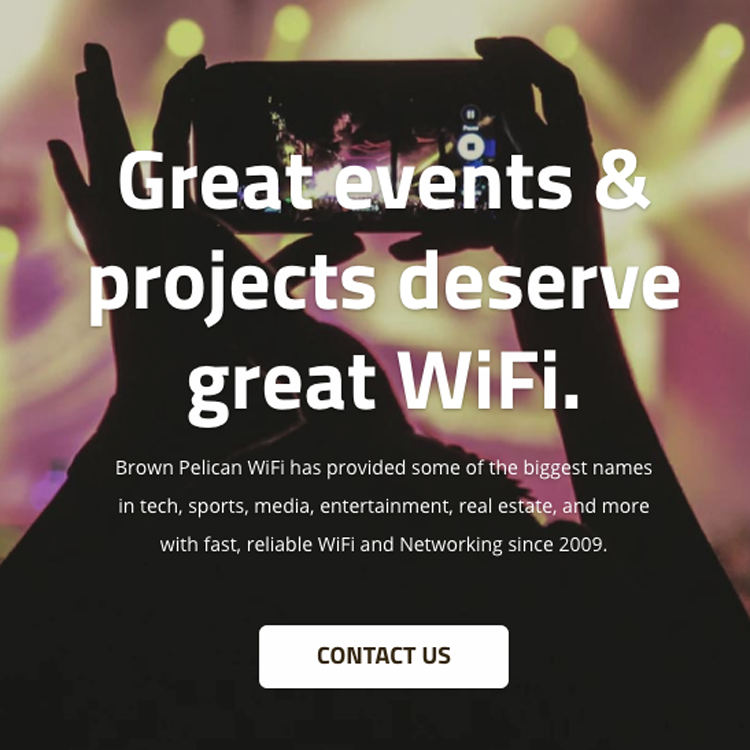 brownpelwifi's tweet photo. We’re Still Here – Complete With a New Website! 

Our team at Brown Pelican WiFi has been working hard to keep our business going. Sound familiar? Well, we’re in it with you, that’s for sure.  

Check out what we have been up to, AND our new website! 

https://t.co/MgMPZ9hokd https://t.co/CBwNaTR2wF