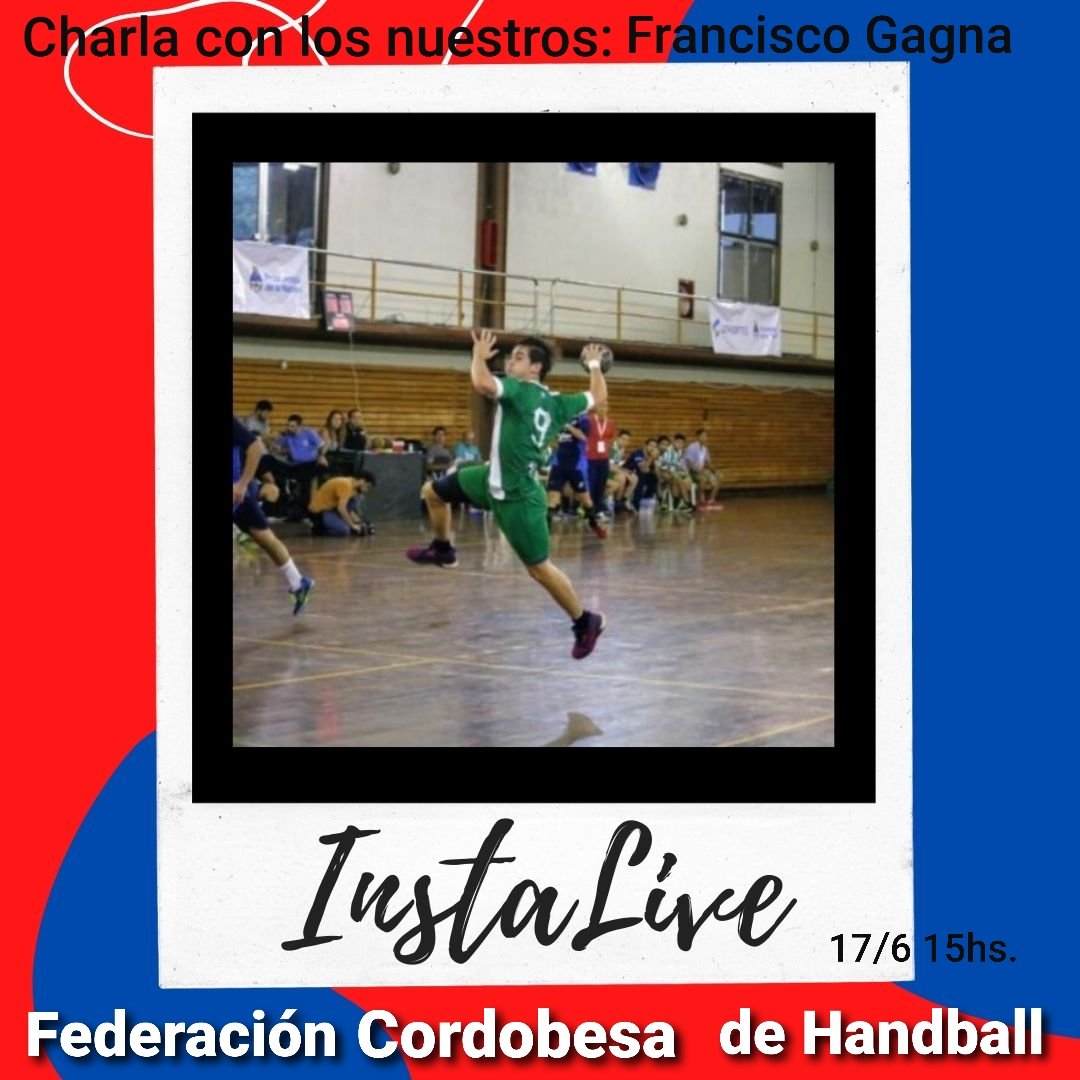 fecobalok's tweet photo. #CharlaConLosNuestros 🗣
@frangagna de @Handball_UNRC en vivo‼
🗓 17/6
⏰ 15hs
Instagram @f.c.handball 

@LeopoRivarola @JavierSallustro @DeportesCba @confedepcba @RubenDiliddo @gabycmartin @Lolyguapas @DasHandball @CAHandballARG @gobderiocuarto @DeportesRioIV https://t.co/RtqUeMvXyx