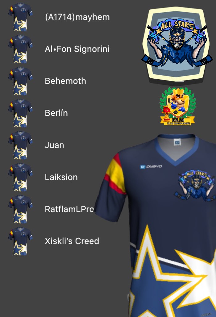 Roster <a href="/AllStarsRS/">All Stars RS</a> 🇪🇸 2/8...