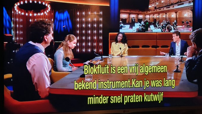 Ondertitelblooper "Kun je wat minder snel praten, kutwijf"