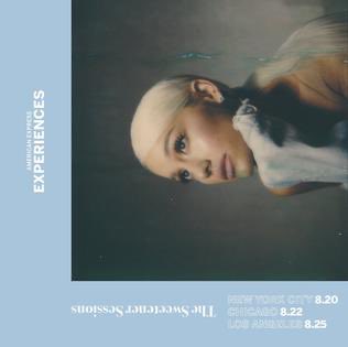 she did The Sweetener Sessions, a promotional concert tour in support of her fourth studio album, Sweetener.