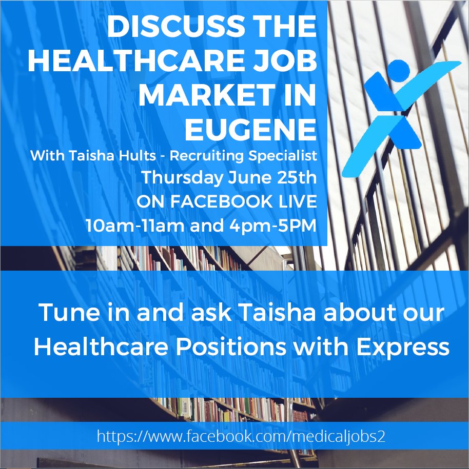 We are going LIVE in ONE WEEK! Join us on the 25th and ask our Healthcare Recruiter questions about Express Positions. #recruitment #hiring #recruiting #positions #staffing #healthcarerecruiter #jobs #jobsearch #careers #joinus #recruiters #goinglive #questions