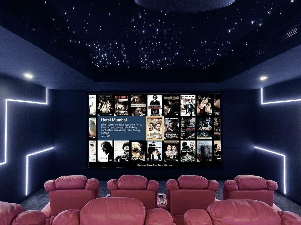 Hausba's tweet photo. Completed in 2019, this 10-seater family cinema room was custom-built as part of a luxury mansion hidden away in Guzape, Abuja.

The client was keen to have a cinema room big enough to host their entire family and close friends to movie screenings.

The … https://t.co/h0ff6Pq3nH https://t.co/WzrcXVhJEN