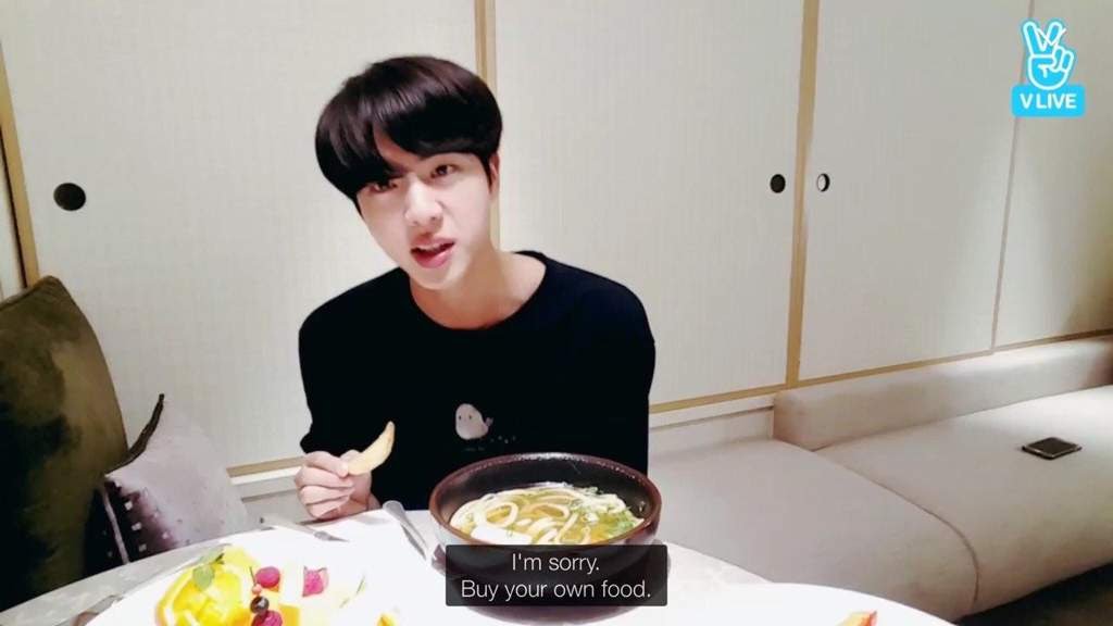 Who needs fake subs when we have Jin ; a thread