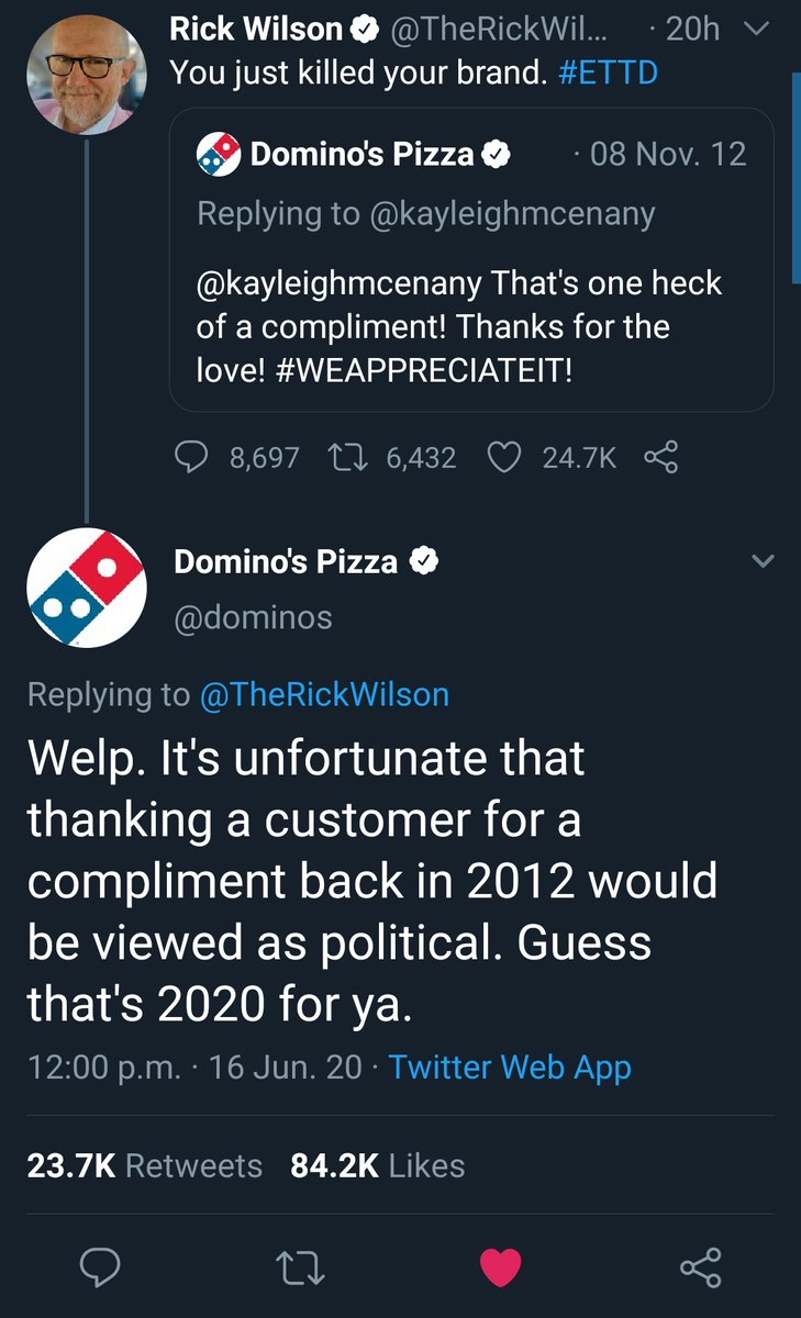 rick wilson twitter on Lauren Chen On Twitter The Feeling When You Re Btfod By A Pizza Chain