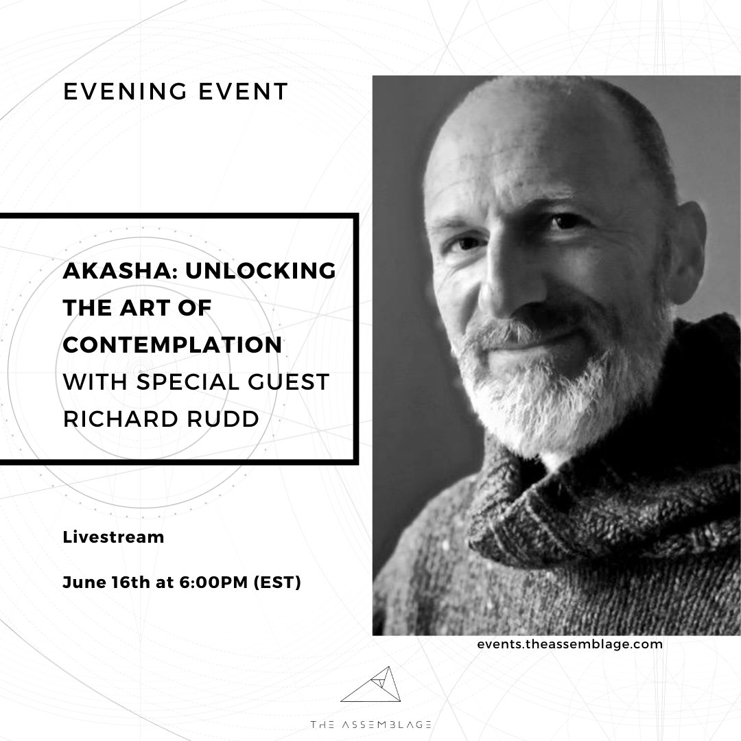 Starting soon. Join the conversation between Richard Rudd and Paul Kuhn to learn how you can incorporate CONTEMPLATION into your day to unlock major breakthroughs, experience more fulfilling days and make clear, intuitive decisions.  

events.theassemblage.com/event/akasha-u…