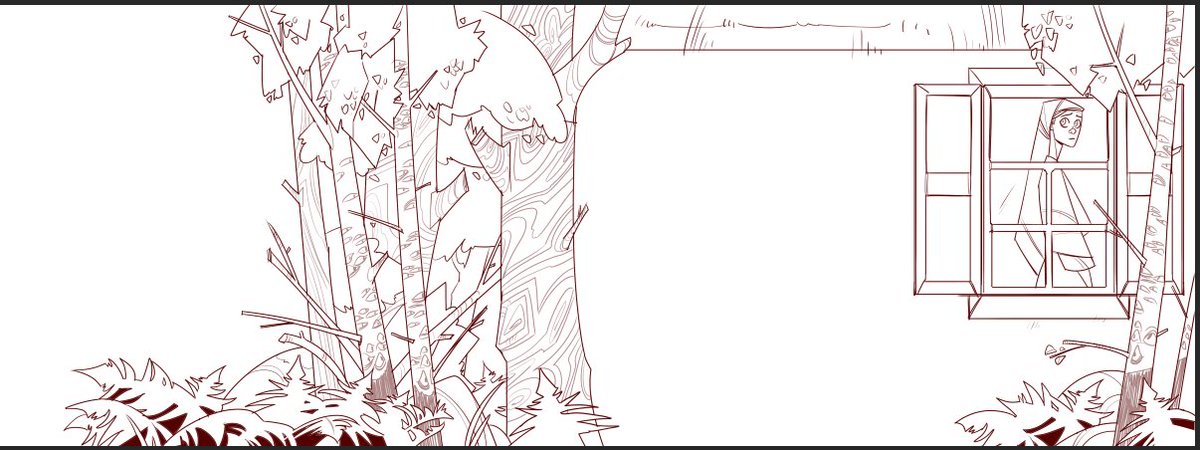 I love trees irl but I'm not drawing them ever again 