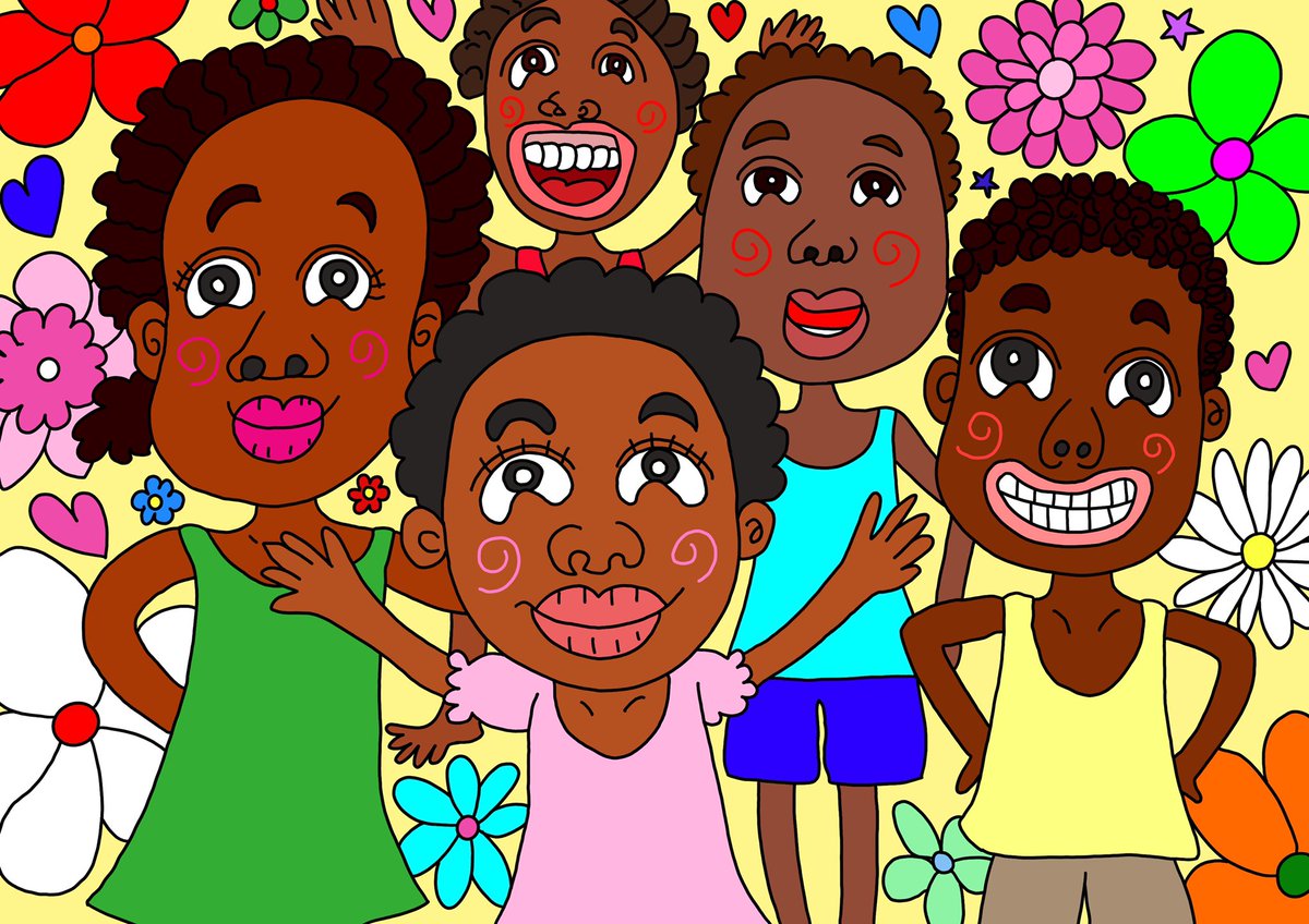 なかマケ ワーキングママの毎日イラスト 昨日ブログで公開した アフリカの子どもの日 のイラストです どの国でも子供たちの 笑顔は素敵ですね インスタグラムでも毎日イラスト更新中 アフリカ こども 笑顔 イラスト 絵描きさんと繋がりたい