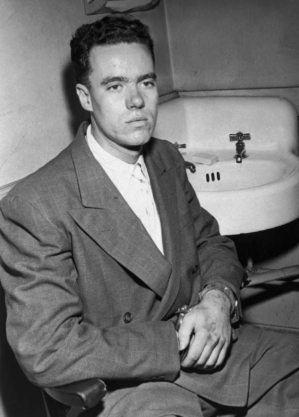 One.September 6, 1949, in Camden, New Jersey. He killed 13 and wounded 3.Look at his face.Totally flat affect.Untreated psychosis.