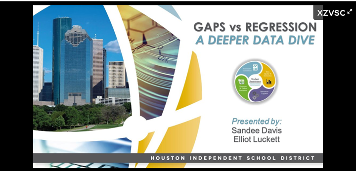 ElliotLuckett's tweet photo. A great time of collaboration with @HISD_Assessment and the @HISDNorthArea on strategically addressing gaps vs regression leading in to the 2020-2021 year!
#PLS2020 #VIRTUALSWAG #DDIinAction #DataRichYear @Queinnise @STFullmighter https://t.co/2B3yu0BLgd