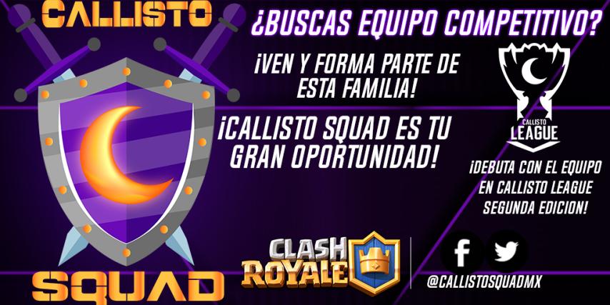 CallistoSquadMX's tweet photo. ¡TE ESTAMOS BUSCANDO!

Solo necesitas experiencia mínima en competitivo y  disponibilidad de horario 

Mándanos MD para mas información  

#ClashRoyale #CallistoSquad #Clan #Competitivo #CRL #NoTilt #ClashCompetitivo #Ligas #Torneos https://t.co/kt35ZQwE7v