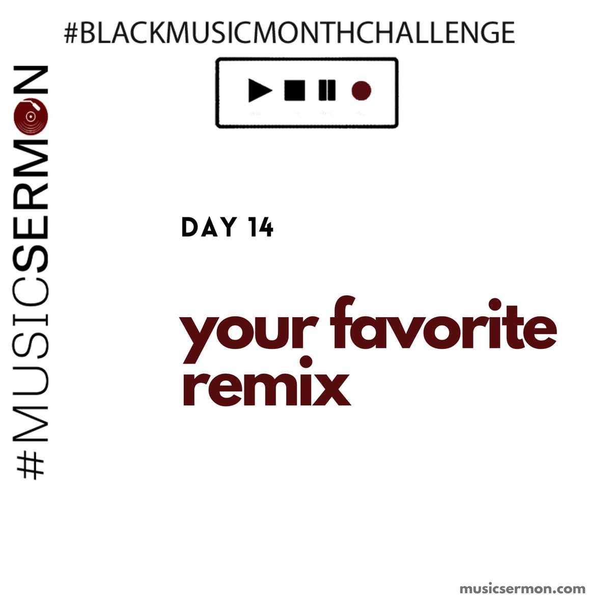 Y’all! My bad. Somebody asked me where today’s  #BlackMusicMonthChallenge prompt was like 5 hours ago and I still forgot.Fortunately, Day 14 needs no explanaition. GO!