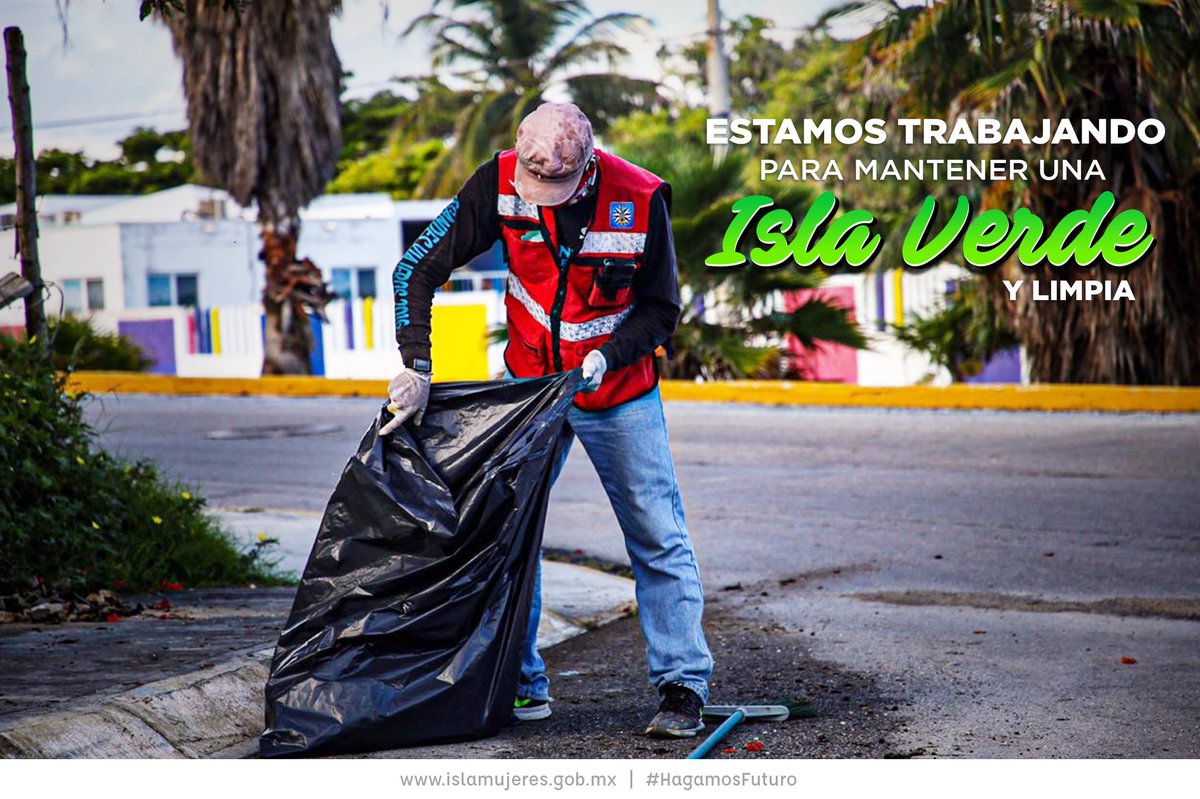 Trabajamos con gran dedicación para mantener una #Islaverde♻️ y amigable con el medio ambiente, que además, brinda una buena imagen para nuestro destino turístico.

#HagamosFuturo #NuevaNormalidad