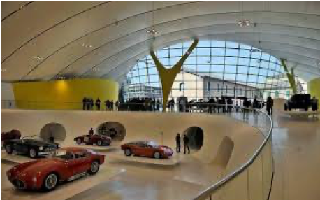 Oei_Design's tweet image. Enzo Ferrari Museum- This sophisticated piece of car architecture was created by Future Systems. It's composed of a historical building and a large yellow garage area. The yellow structure was designed to look like the classic Ferrari fairing found on their race cars #Oeicritique