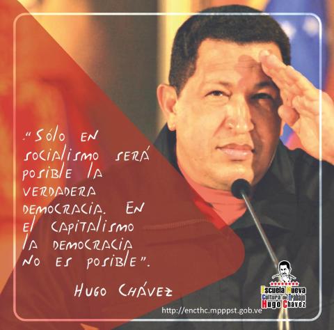 Frases de un visionario: 'Solo en socialismo será posible la verdadera democracia. En el Capitalismo la democracia no es posible'. Hugo Chávez.
#2FaseDeFlexibilizacion