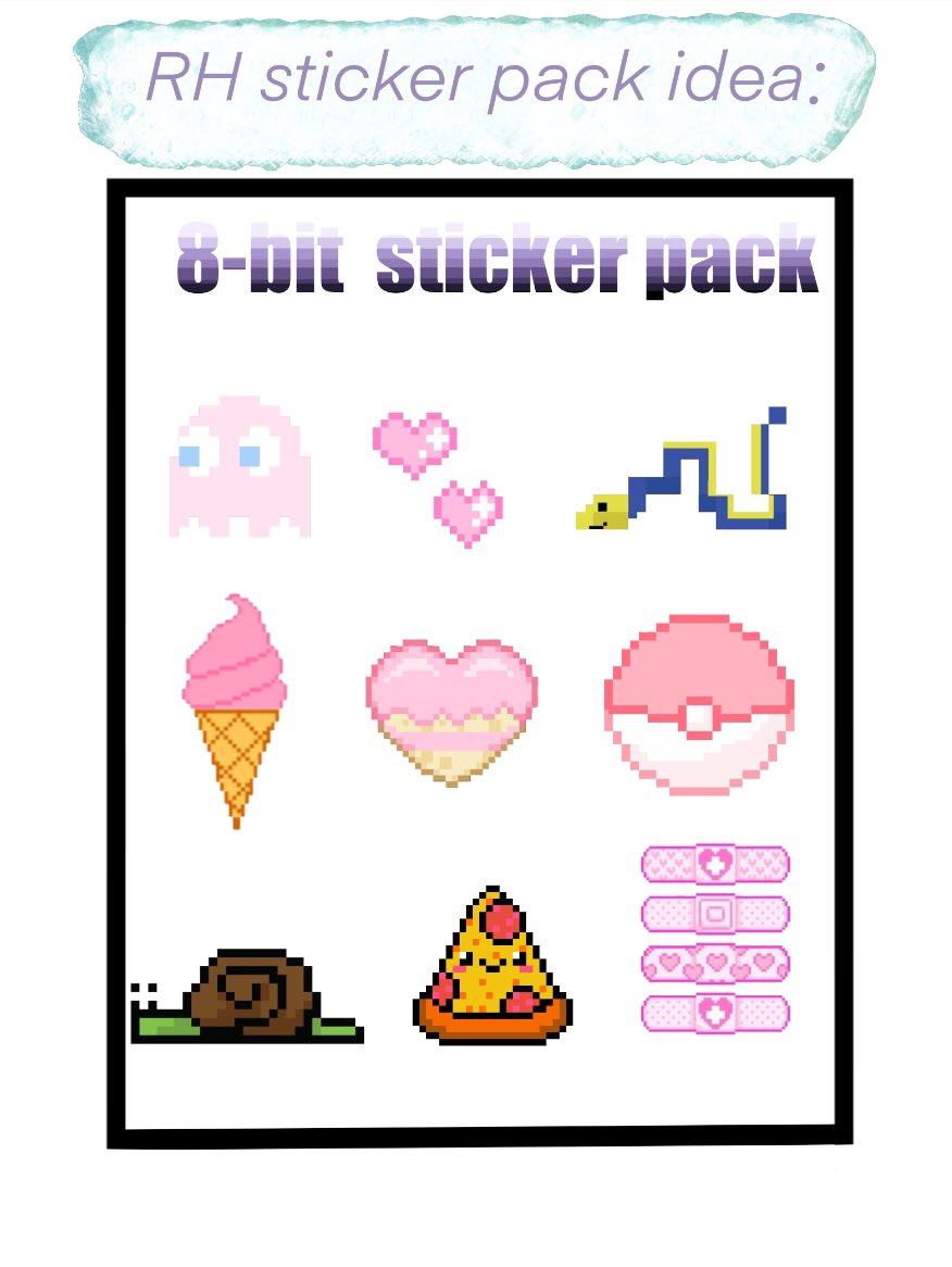 SkiesStxrry's tweet photo. Hello! This is my Sticker pack idea! (NONE OF THE STICKERS ARE CREATED BY ME JUST A SUGGESTION MADE OF NON-COPYRIGHT/STOCK PHOTO GOOGLE IMAGES)
I hope you take this into consideration! #RH #RHstickerpack #RHidea #Viral #IDEAS #RHideas @nightbarbie @OceanOrbsRBX made by me-(ish) https://t.co/Pfcnyo0X0B