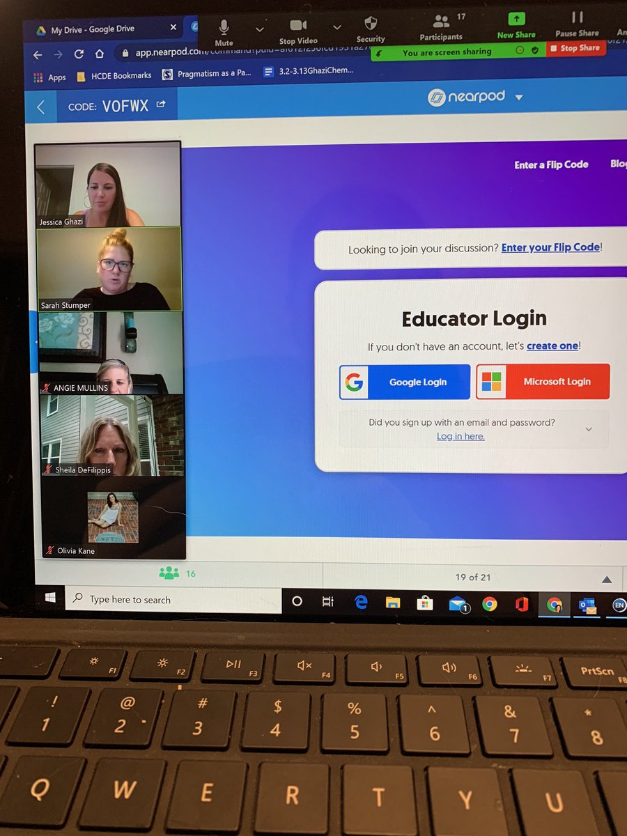 MrsGhazi311's tweet image. Just facilitated PD sessions with my teaching partner @SarahStumper We focused on @nearpod and had great participants that came back for 2 days of building presentations and engaging as students/teachers. Grateful for our partnership and engaged participants ♥️ #HCSScience