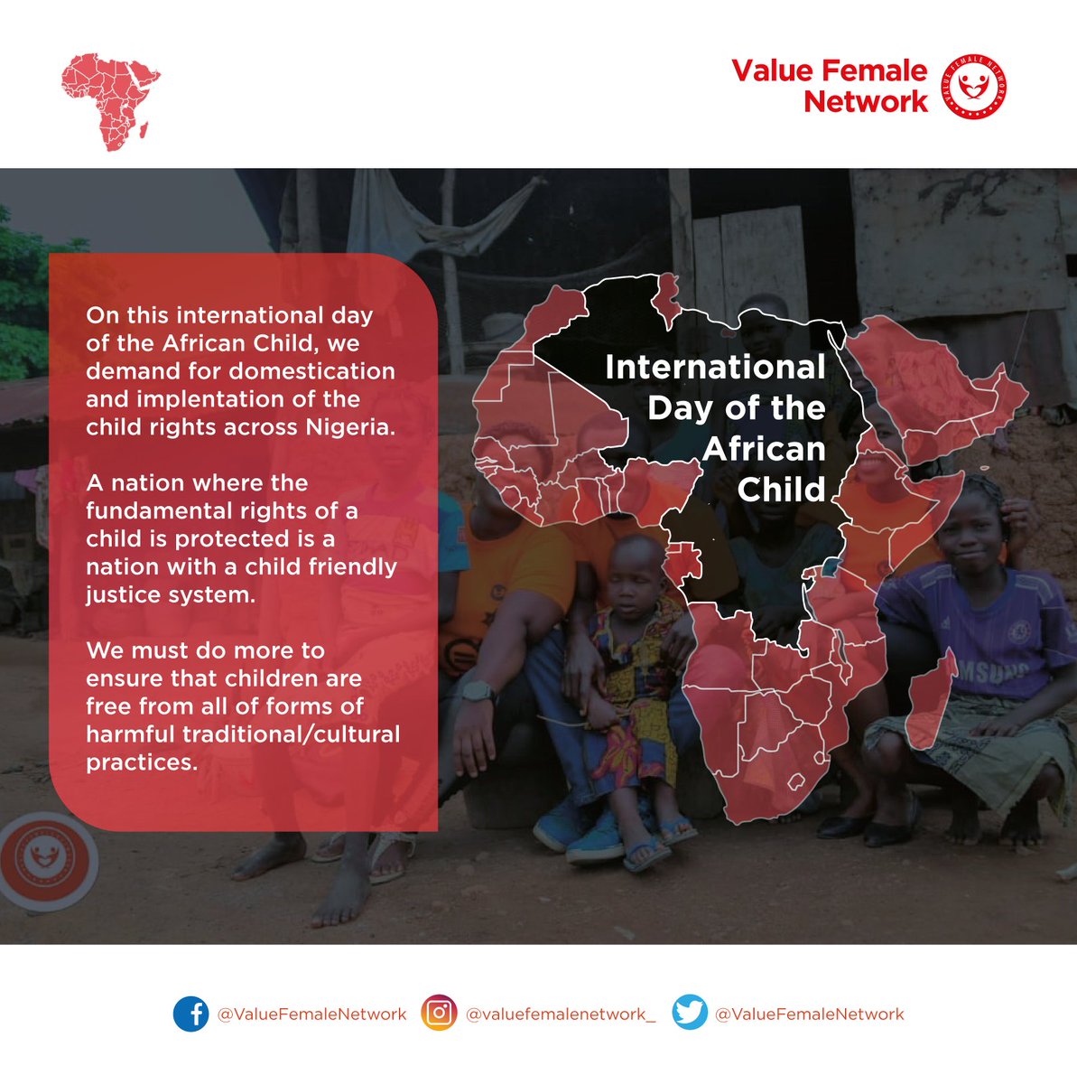 CostlyDr's tweet photo. I particularly like the theme for this year's Int'l day of the african child- " Acess to Child friendly Justice in Africa".

It further strengthens the urgent need for full domestication&amp; implementation of the child rights act across Nigeria.

#DayoftheAfricanChild2020 
#EndFGM https://t.co/zzXJHdRJAP